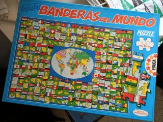 Puzzle Educa Banderas del Mundo 500 piezas