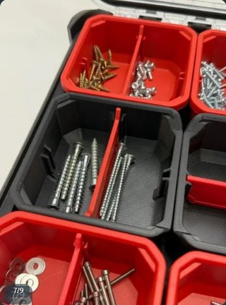 10 Separadores Cajas Milwaukee Packout Slim