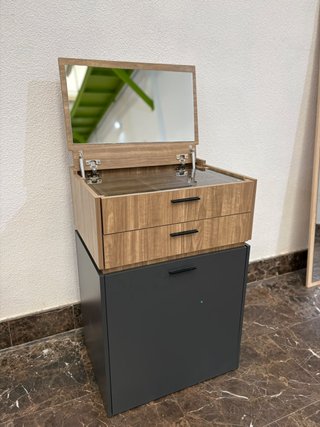 Mueble Joyero Tocador 2 En 1 Con Taburete! nuevo
