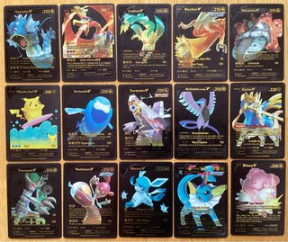 Cartas Pokémon negras