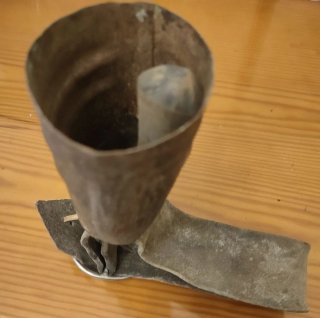Cencerros antiguos de metal 11cm