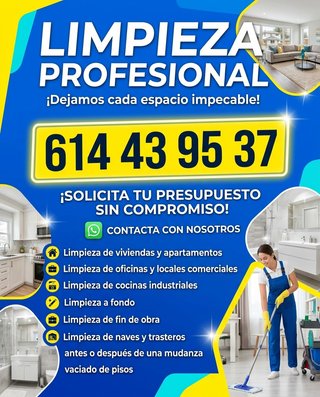 LIMPIEZA, NAVES, TRASTEROS, FIN DE OBRAS, VACIADO