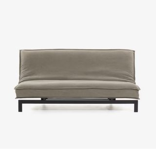 Sofá Cama Kave Home Beige/Negro