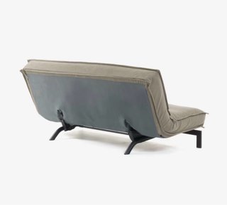 Sofá Cama Kave Home Beige/Negro