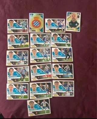 Lote cromos LaLiga 2026-27 + extra stick Mbappe le