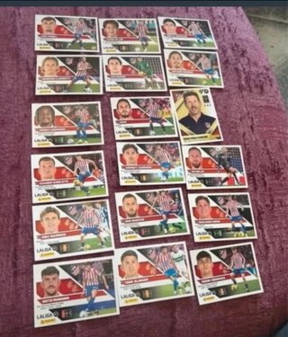 Lote cromos LaLiga 2026-27 + extra stick Mbappe le