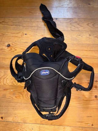Mochila Porta Bebé Chicco Negra