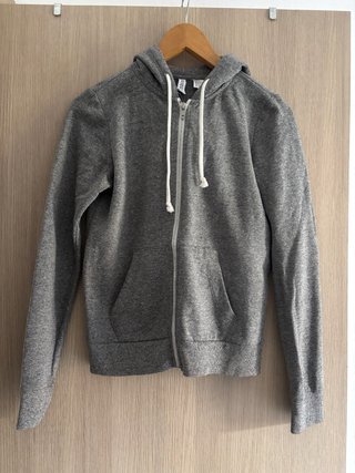 Sudadera con cremallera gris Divided