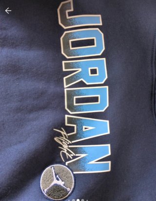 Sudadera Jordan Azul Marino Talla 13-15 años