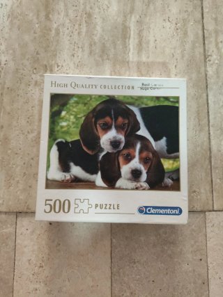 Puzzle Clementoni 500 piezas cachorros