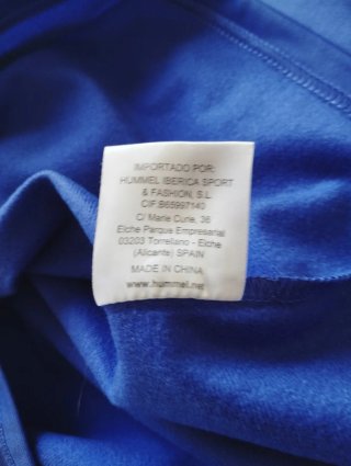 Sudadera técnica Hummel azul