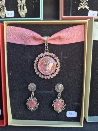 Conjunto baturra artesanal para traje regional