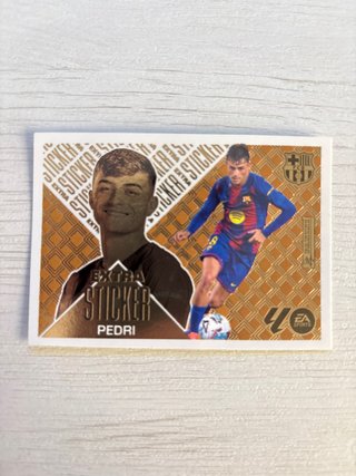 Cromo Extra Sticker Bronce Pedri FC Barcelona