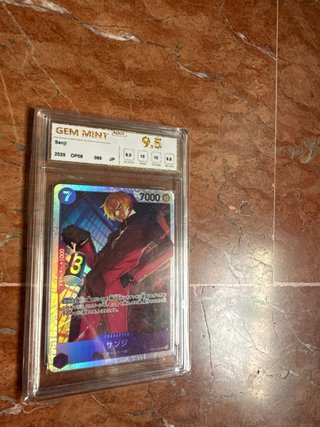 Carta Sanji OP09-065 Alt Art Japonés Gem Mint 9.5