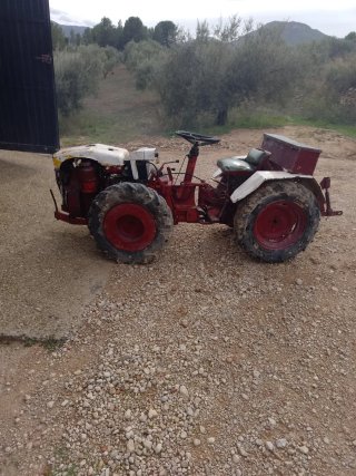 Tractor Pascuali con rotovator
