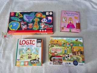 Lote de 4 Puzzles Infantiles