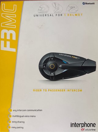 Intercomunicador Interphone F3MC para moto