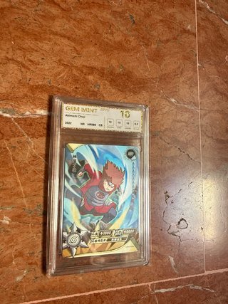 Carta Naruto Choji Akimichi Lenticular Gem Mint 10