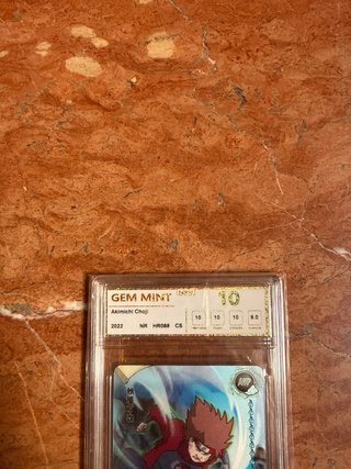 Carta Naruto Choji Akimichi Lenticular Gem Mint 10