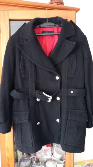 Chaqueta Purificación García Negra Talla M