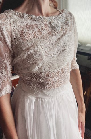 Vestido Novia 2 Piezas Talla 36 Sin Estrenar