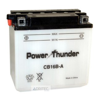 BATERIA YB16B-A CB16B-A HONDA MOTO GUZZI SUZUKI POWER THUNDER