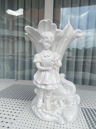 Jarrón de Cerámica Blanco