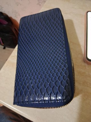 Monedero MAXFLY Azul y Dorado
