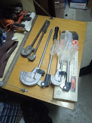 Set de 3 Tenazas Dobladoras de Tubos Super-Ego