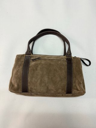 Bolso de cuero y ante