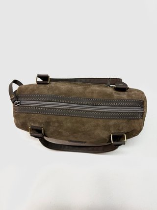 Bolso de cuero y ante