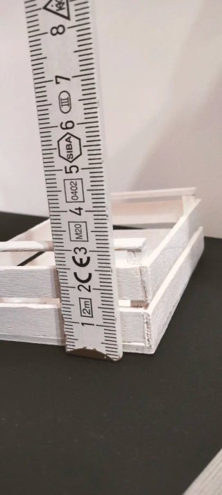 Cassettine Legno Shabby Chic (2pz)