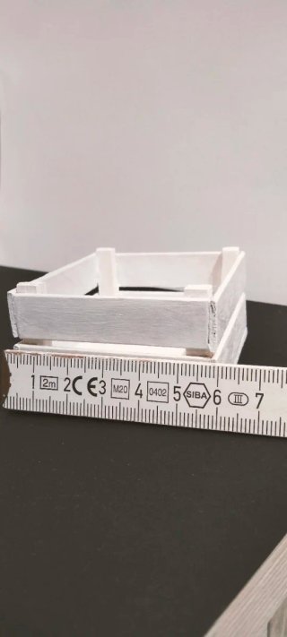 Cassettine Legno Shabby Chic (2pz)