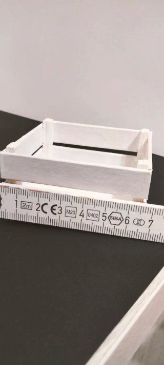 Cassettine Legno Shabby Chic (2pz)