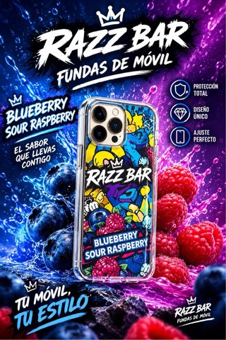 Funda Razz Bar Blueberry Sour Raspberry
