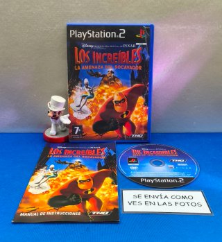 JUEGO PS2 LOS INCREIBLES LA AMENAZA DEL SOCAVADOR