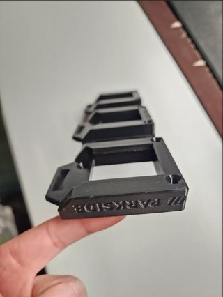 2 Soportes rectos para 3 baterías PARKSIDE 20 V