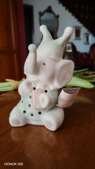 Statuetta Elefante in Ceramica