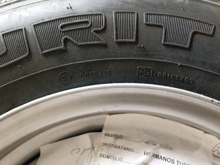 Rueda con Llanta para Remolque Tudela y otros
