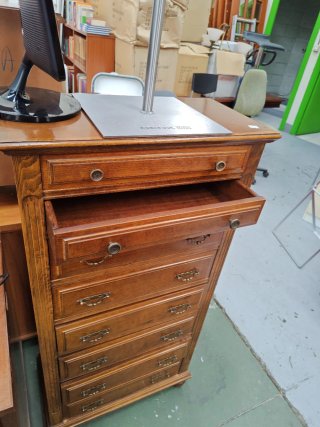 Sinfonier de Madera de 8 Cajones vintage