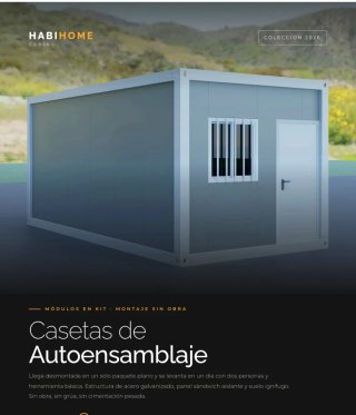 Caseta Panel Sándwich Montaje Rápido