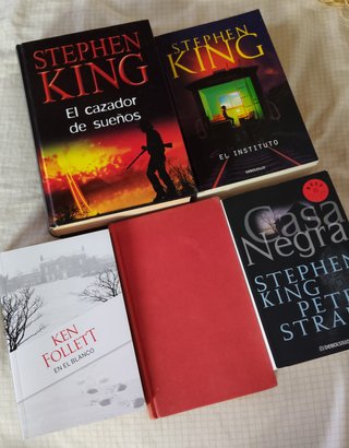 Pack libros Stephen King + Ken Follet