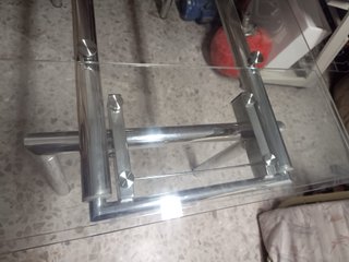 Mesa moderna cristal templado