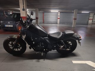 Moto Cruiser Negra