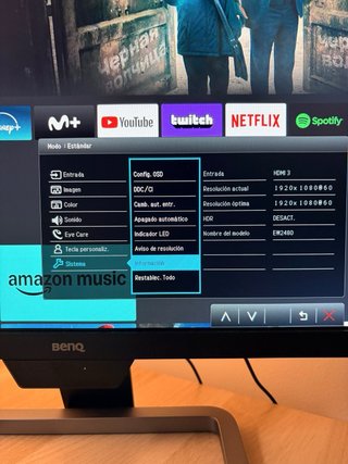 Monitor Benq EW2480 24” FullHD