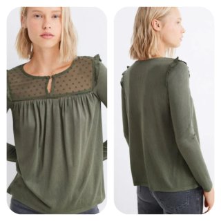 Blusa Springfield Talla XL Verde