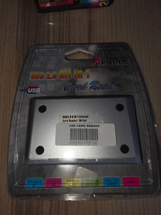 Lector de Tarjetas USB 2.0 Apollo