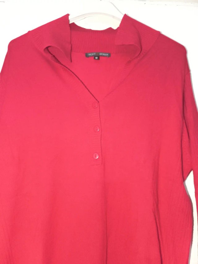 Jersey de punto rojjo