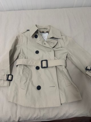Chaqueta Gabardina Burberry Niña Beige