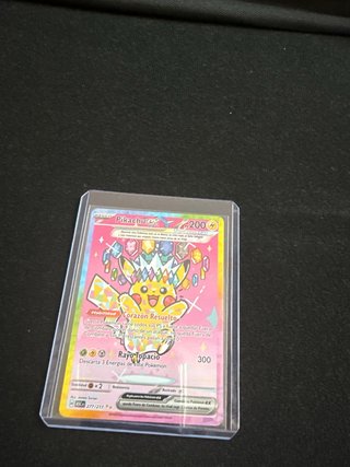 Carta Pokémon Pikachu EX Teracristal Full Art